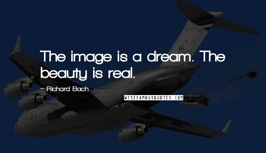 Richard Bach Quotes: The image is a dream. The beauty is real.