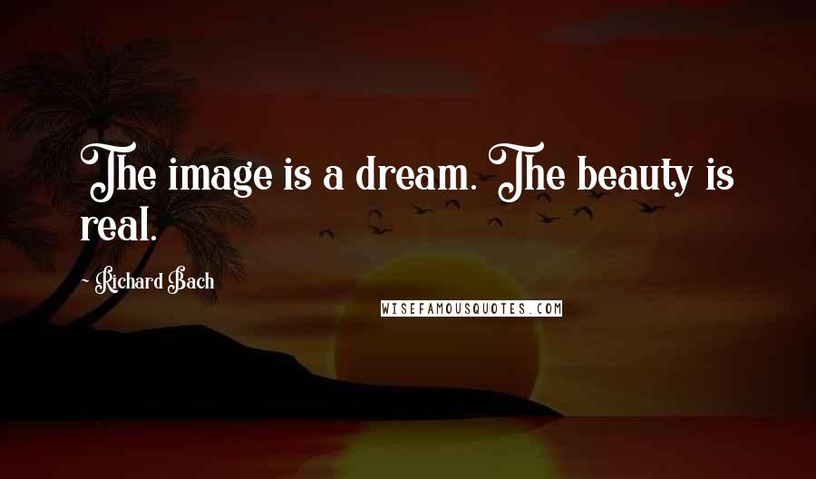 Richard Bach Quotes: The image is a dream. The beauty is real.