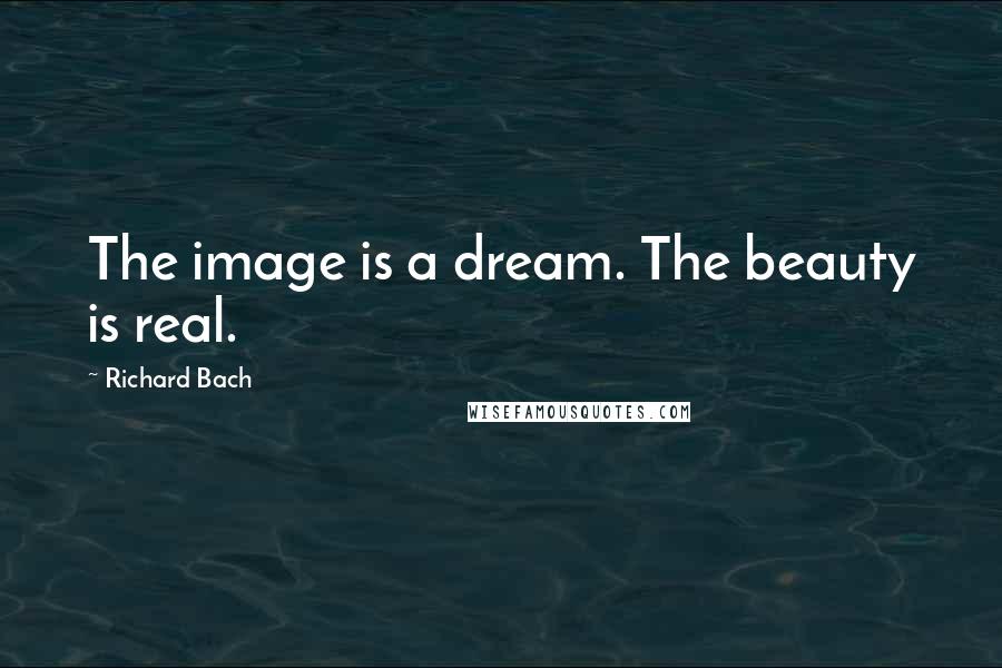 Richard Bach Quotes: The image is a dream. The beauty is real.