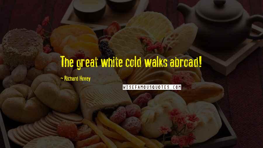 Richard Hovey Quotes: The great white cold walks abroad!