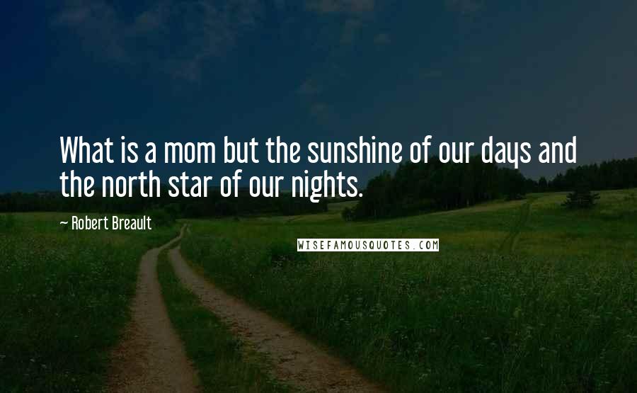 Robert Breault Quotes: What is a mom but the sunshine of our days and the north star of our nights.
