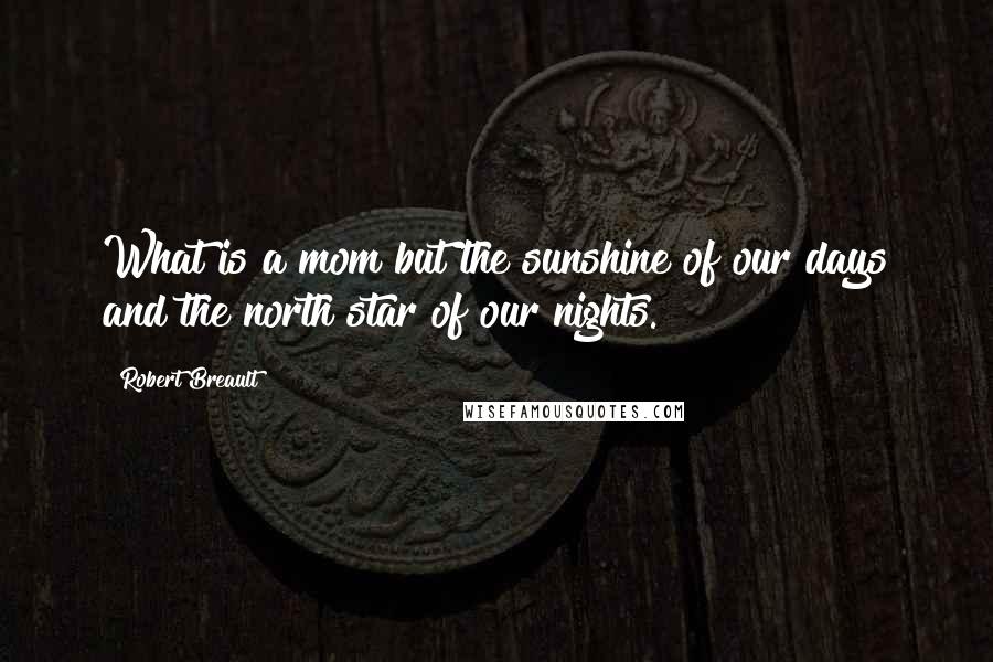 Robert Breault Quotes: What is a mom but the sunshine of our days and the north star of our nights.