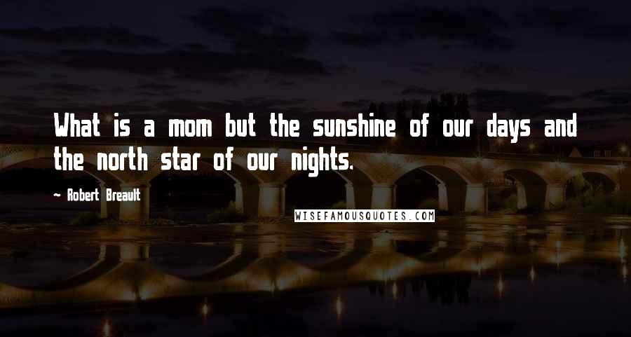 Robert Breault Quotes: What is a mom but the sunshine of our days and the north star of our nights.