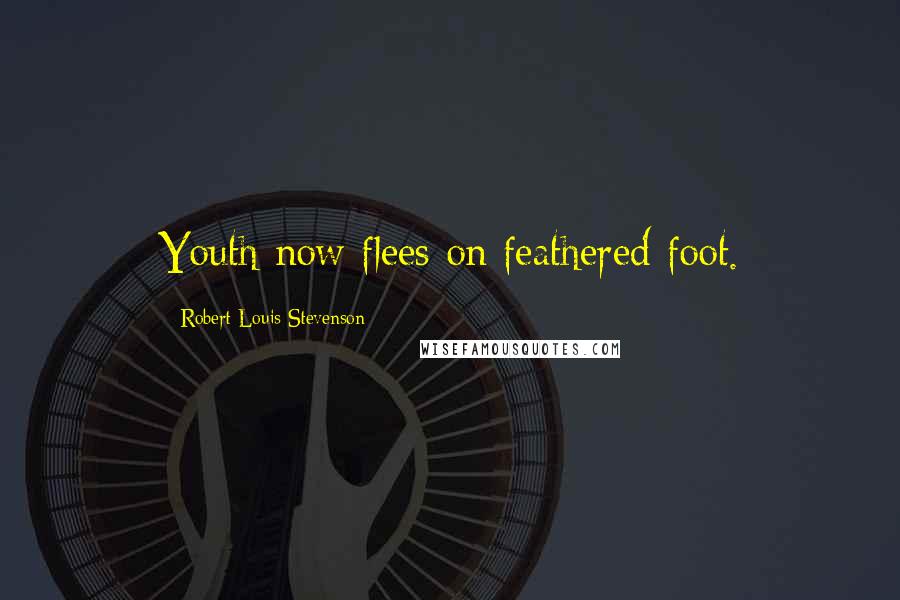 Robert Louis Stevenson Quotes: Youth now flees on feathered foot.