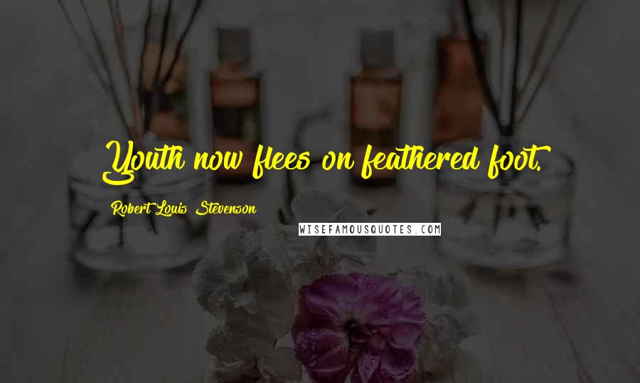 Robert Louis Stevenson Quotes: Youth now flees on feathered foot.