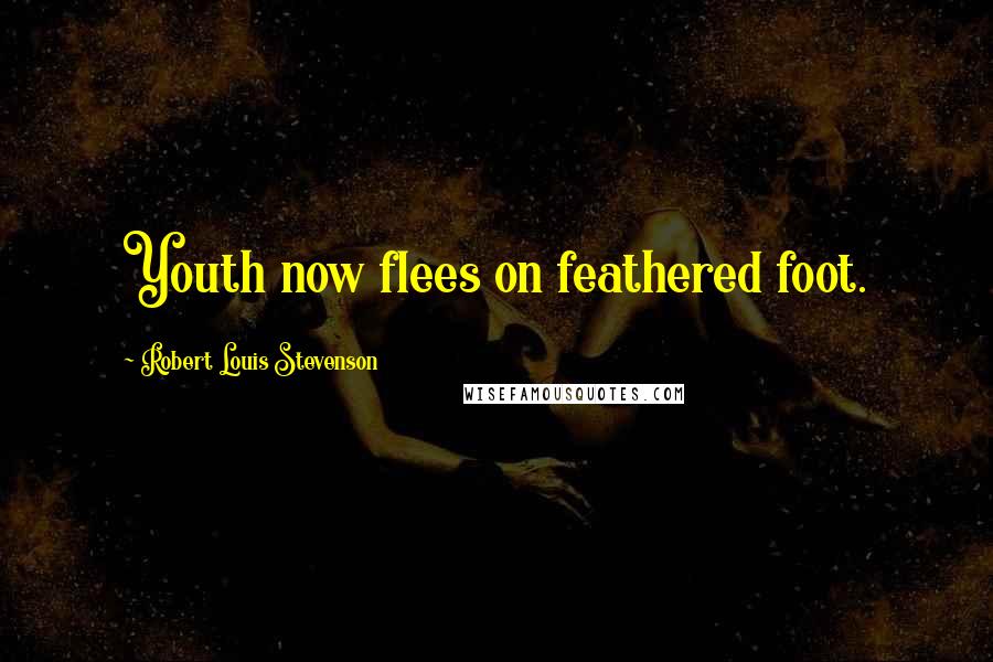 Robert Louis Stevenson Quotes: Youth now flees on feathered foot.