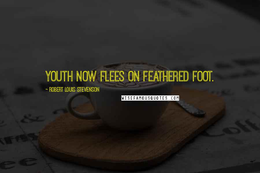 Robert Louis Stevenson Quotes: Youth now flees on feathered foot.
