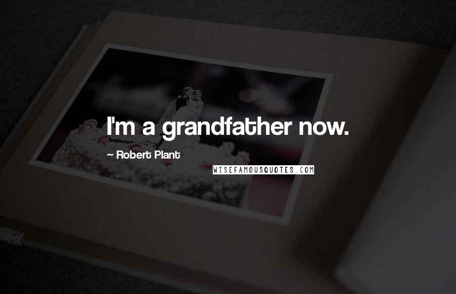 Robert Plant Quotes: I'm a grandfather now.