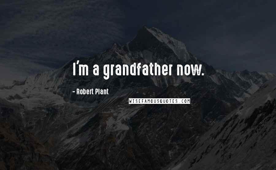Robert Plant Quotes: I'm a grandfather now.