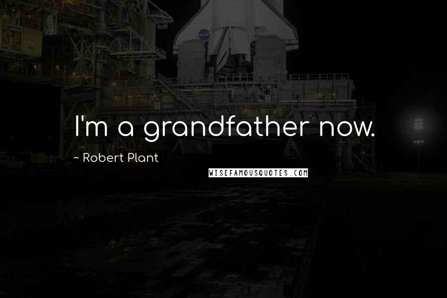 Robert Plant Quotes: I'm a grandfather now.