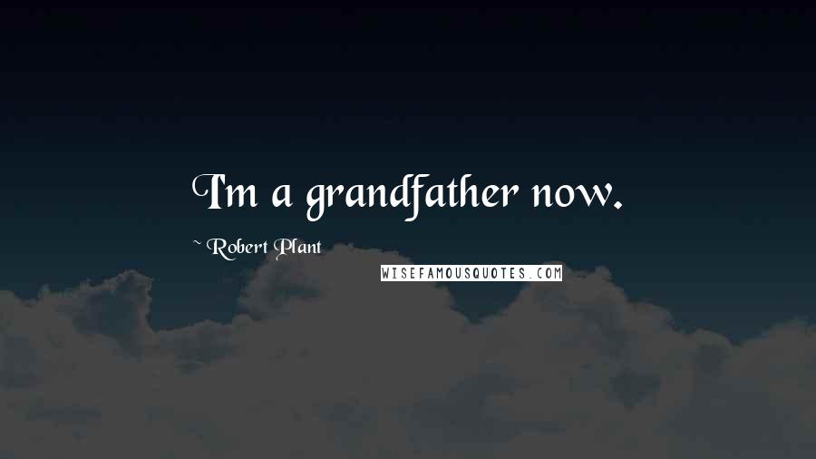 Robert Plant Quotes: I'm a grandfather now.