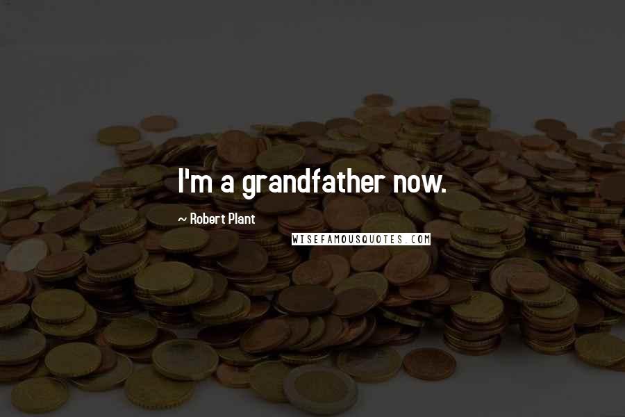 Robert Plant Quotes: I'm a grandfather now.