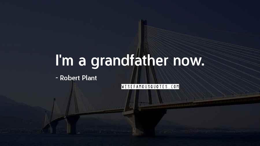 Robert Plant Quotes: I'm a grandfather now.