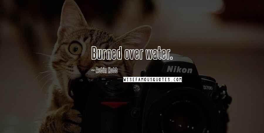 Robin Hobb Quotes: Burned over water.