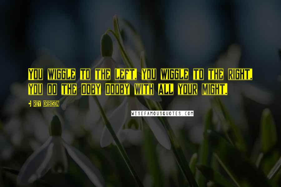 Roy Orbison Quotes: You wiggle to the left, you wiggle to the right, you do the Ooby Dooby with all your might.