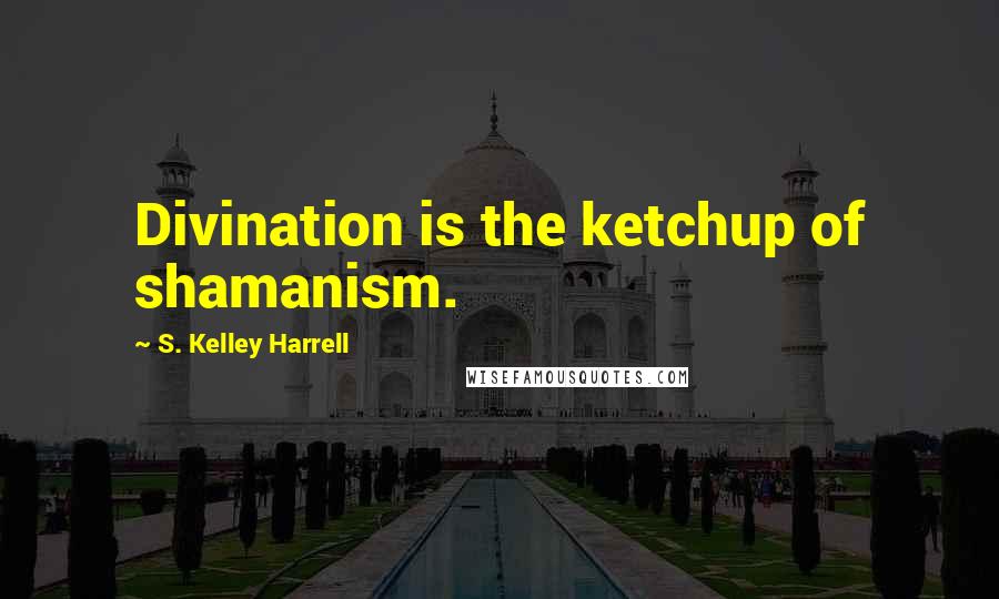 S. Kelley Harrell Quotes: Divination is the ketchup of shamanism.