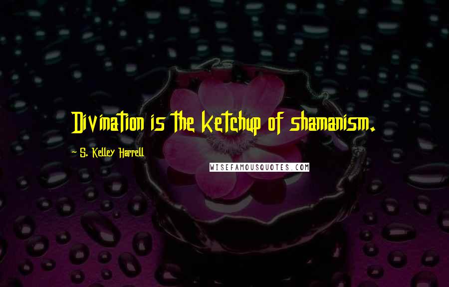 S. Kelley Harrell Quotes: Divination is the ketchup of shamanism.