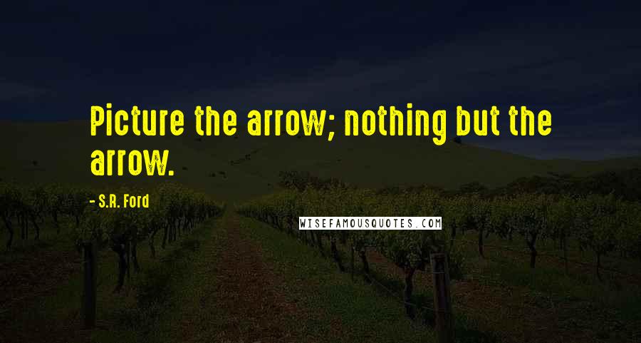 S.R. Ford Quotes: Picture the arrow; nothing but the arrow.