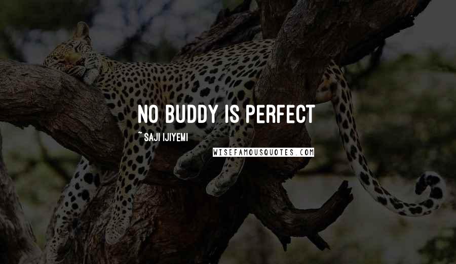 Saji Ijiyemi Quotes: No buddy is perfect