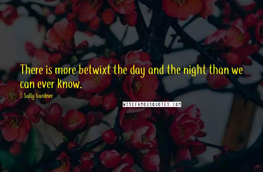 Sally Gardner Quotes: There is more betwixt the day and the night than we can ever know.