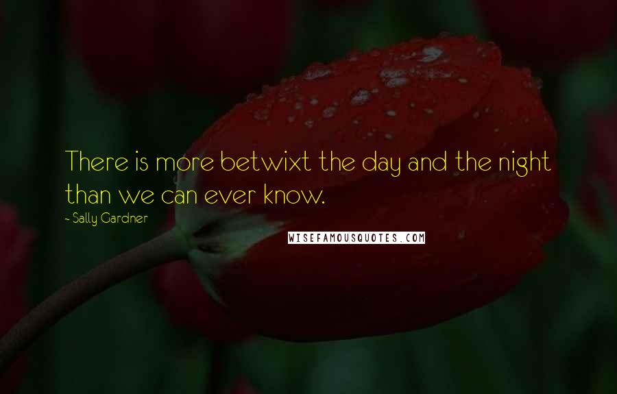 Sally Gardner Quotes: There is more betwixt the day and the night than we can ever know.