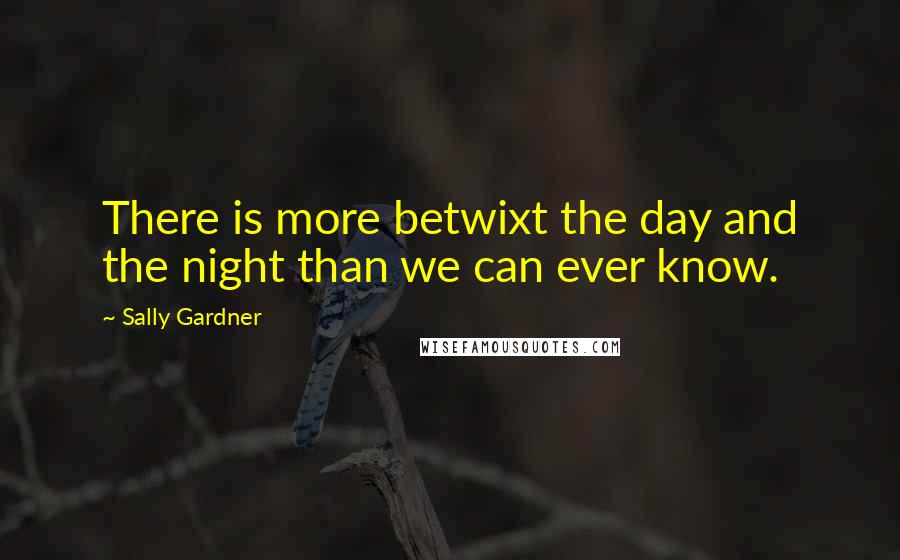 Sally Gardner Quotes: There is more betwixt the day and the night than we can ever know.