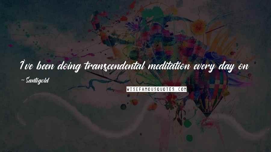 Santigold Quotes: I've been doing transcendental meditation every day on the road, and it's one of the best things I've ever done.