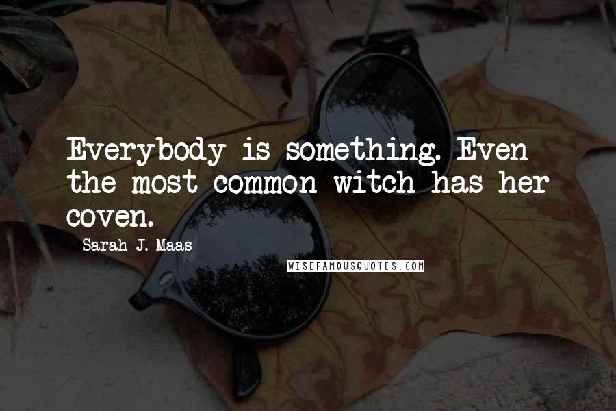 Sarah J. Maas Quotes: Everybody is something. Even the most common witch has her coven.