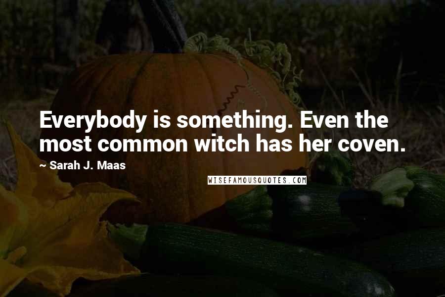 Sarah J. Maas Quotes: Everybody is something. Even the most common witch has her coven.