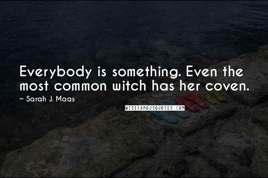 Sarah J. Maas Quotes: Everybody is something. Even the most common witch has her coven.