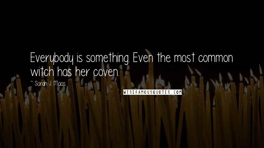 Sarah J. Maas Quotes: Everybody is something. Even the most common witch has her coven.