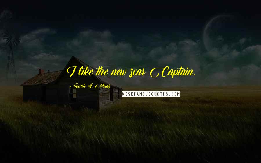 Sarah J. Maas Quotes: I like the new scar Captain.