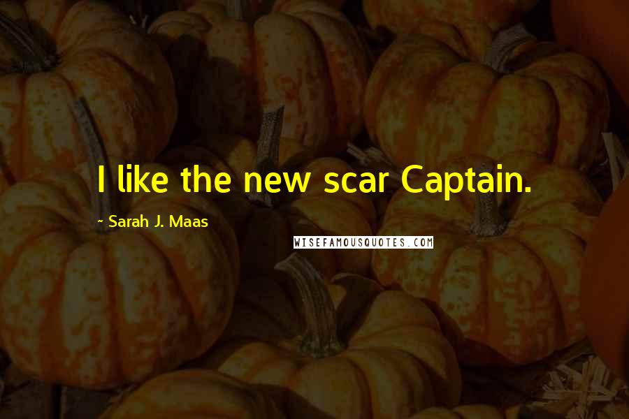 Sarah J. Maas Quotes: I like the new scar Captain.