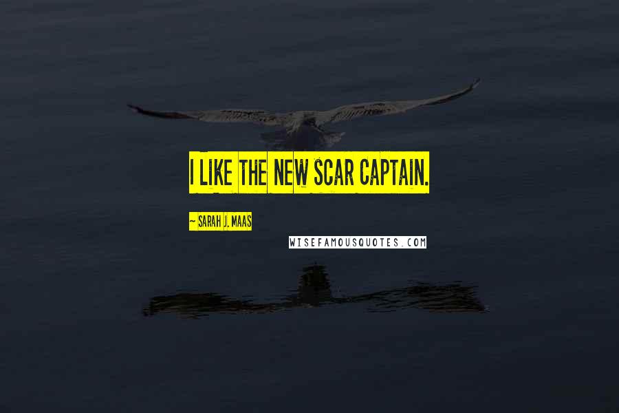 Sarah J. Maas Quotes: I like the new scar Captain.