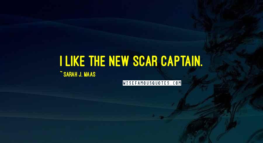 Sarah J. Maas Quotes: I like the new scar Captain.