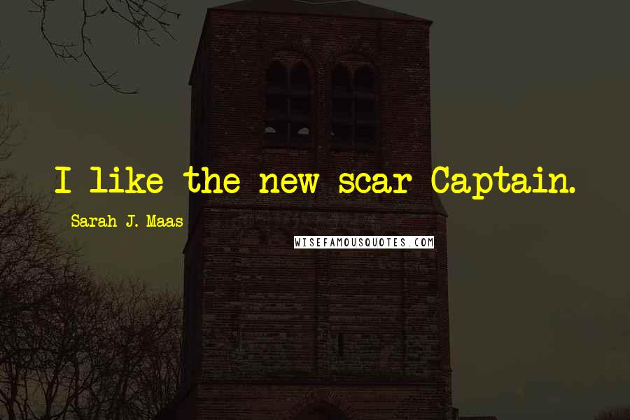 Sarah J. Maas Quotes: I like the new scar Captain.