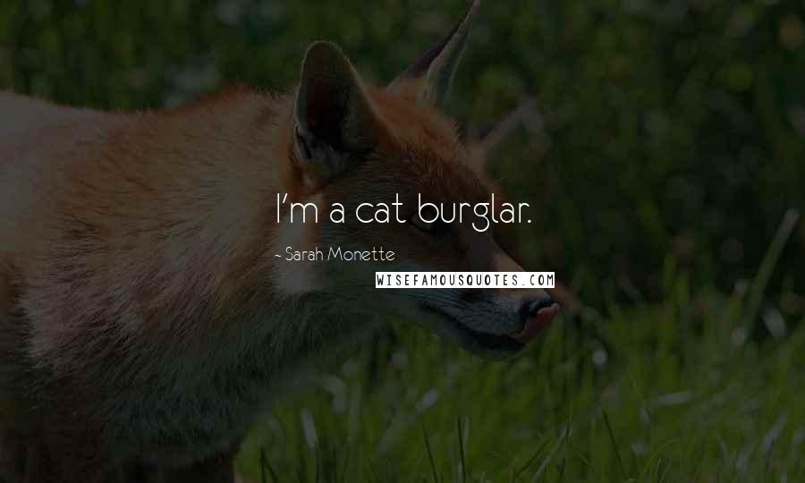 Sarah Monette Quotes: I'm a cat burglar.