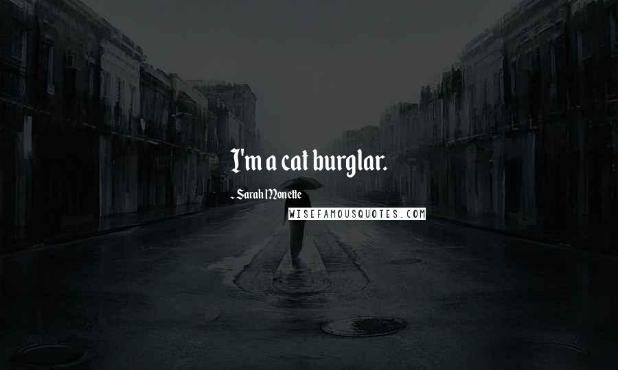 Sarah Monette Quotes: I'm a cat burglar.