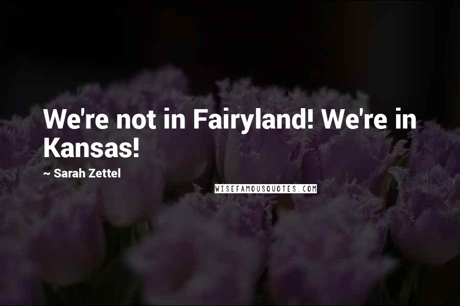 Sarah Zettel Quotes: We're not in Fairyland! We're in Kansas!