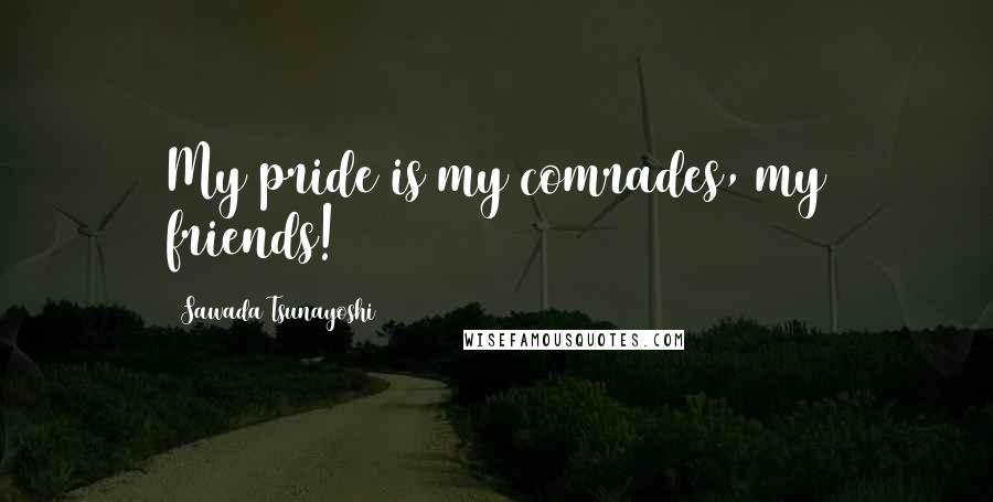 Sawada Tsunayoshi Quotes: My pride is my comrades, my friends!