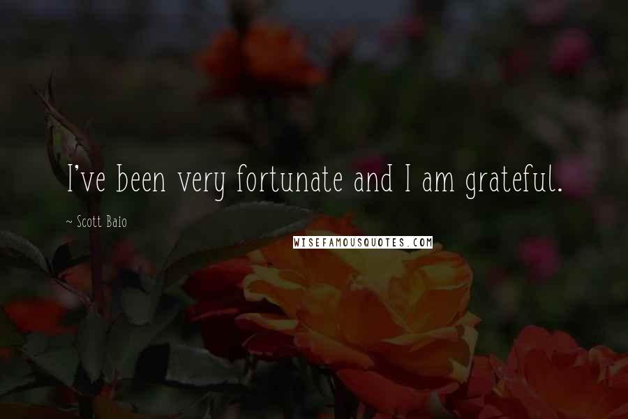 Scott Baio Quotes: I've been very fortunate and I am grateful.