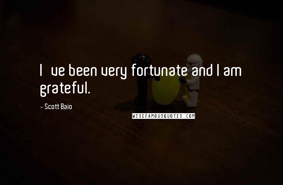 Scott Baio Quotes: I've been very fortunate and I am grateful.