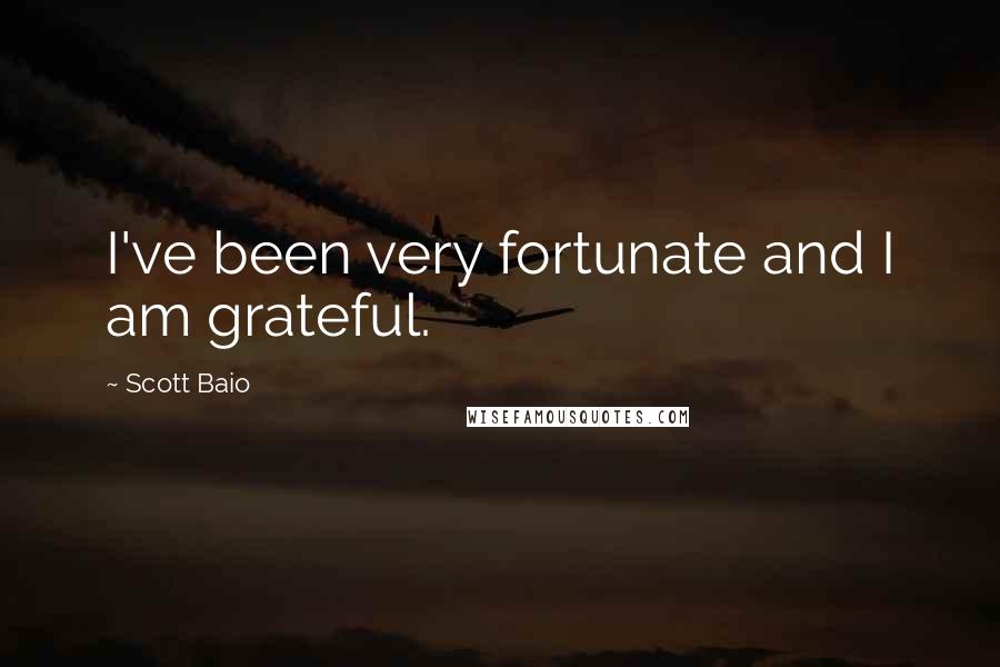 Scott Baio Quotes: I've been very fortunate and I am grateful.