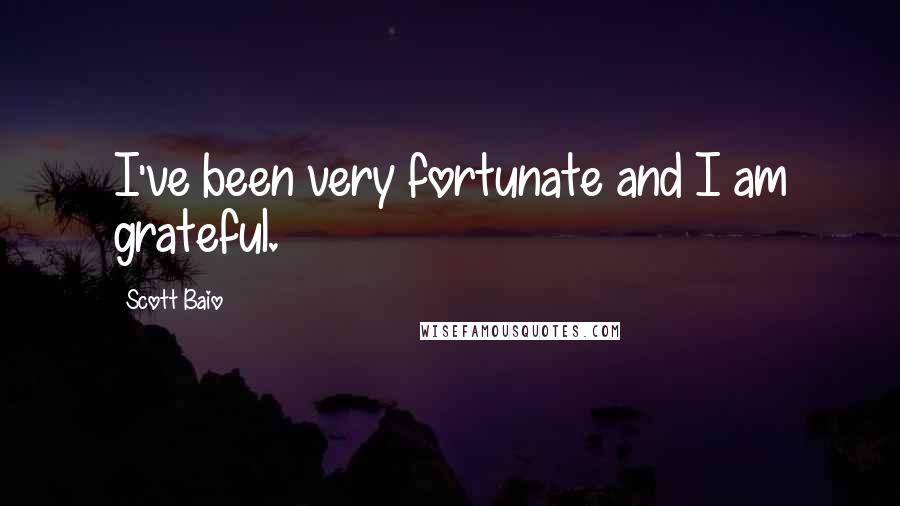 Scott Baio Quotes: I've been very fortunate and I am grateful.