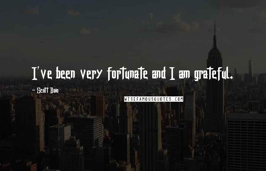 Scott Baio Quotes: I've been very fortunate and I am grateful.