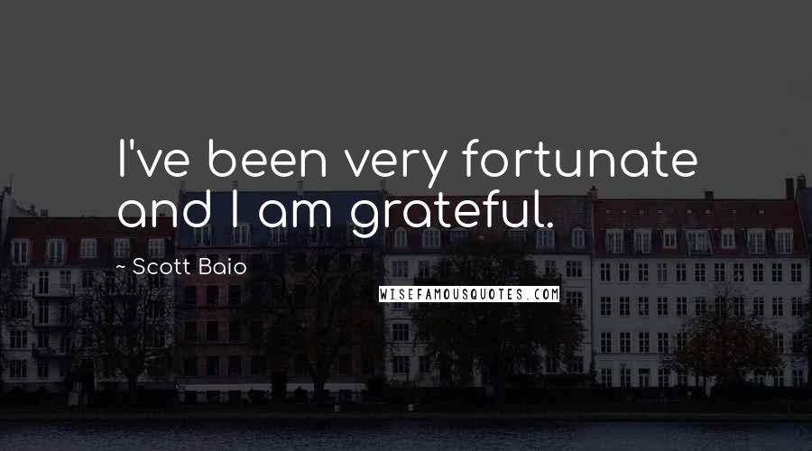 Scott Baio Quotes: I've been very fortunate and I am grateful.