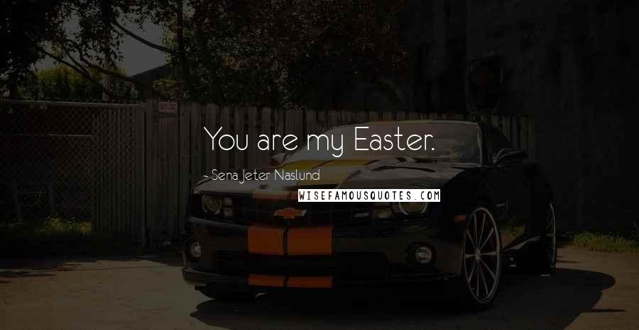 Sena Jeter Naslund Quotes: You are my Easter.