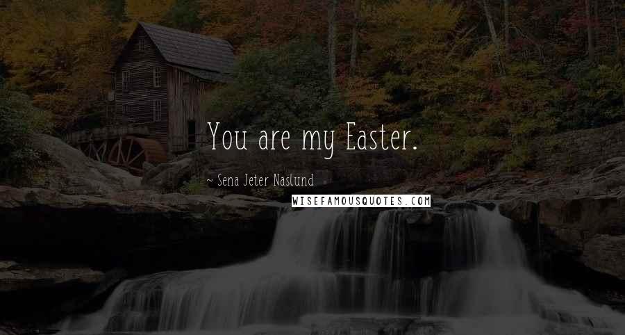 Sena Jeter Naslund Quotes: You are my Easter.