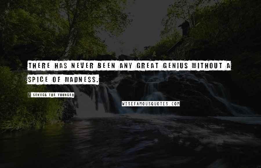 Seneca The Younger Quotes: There has never been any great genius without a spice of madness.