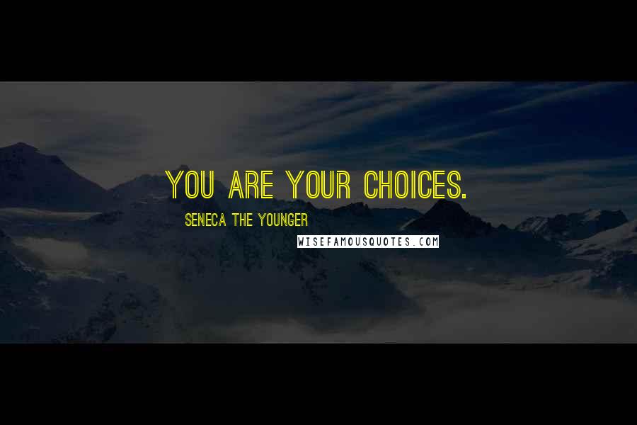 Seneca The Younger Quotes: You are your choices.